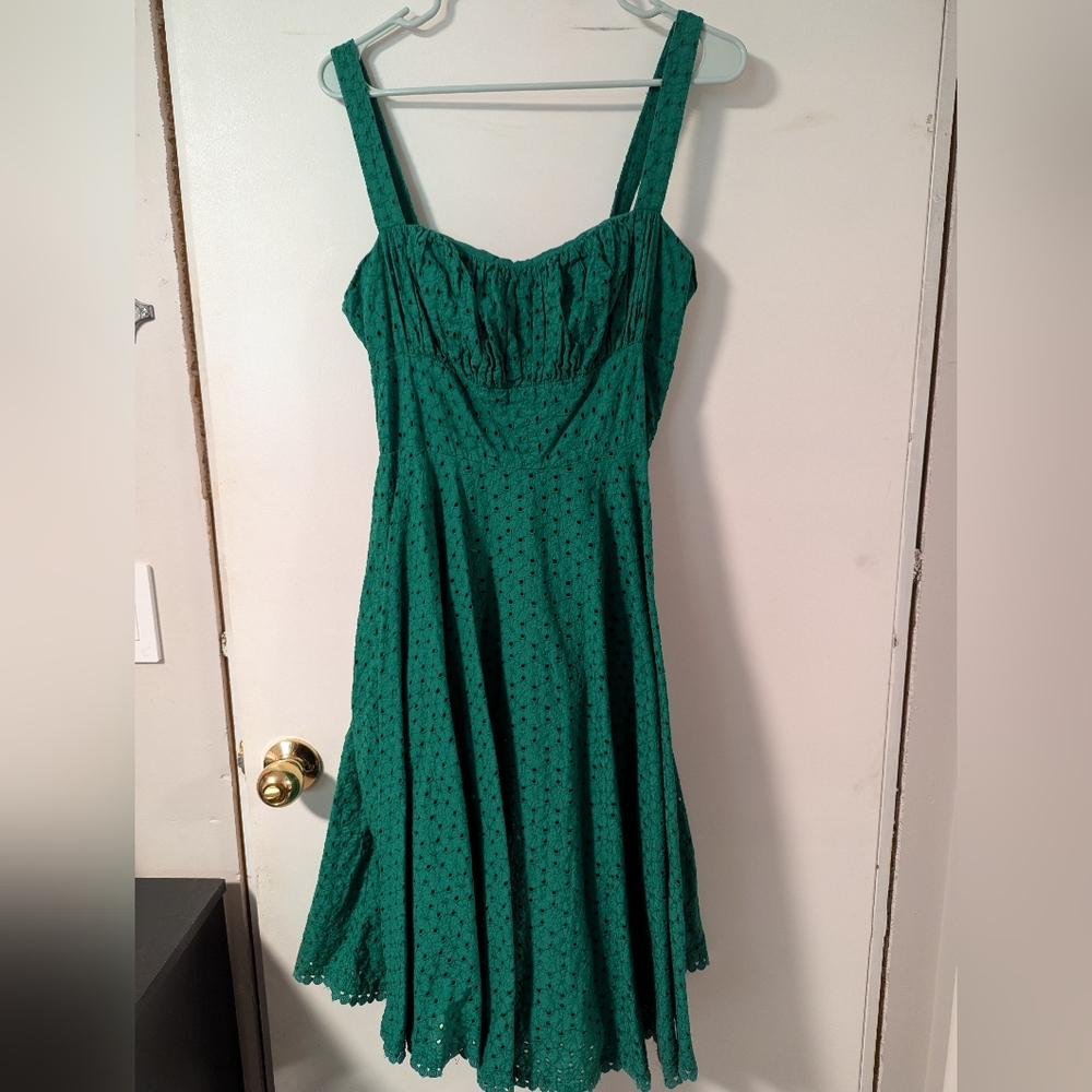 Unique Vintage eyelet dress